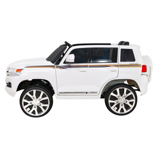 Джип на акумуляторі Toyota Land Cruiser, білий