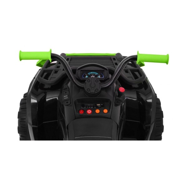 Квадроцикл на акумулятор Ramiz 4x4 XL ATV, чорно-зелений