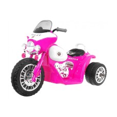 Мотоцикл на акумулятор триколісний Ramiz Chopper, рожевий