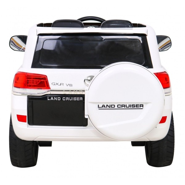 Джип на акумуляторі Toyota Land Cruiser, білий