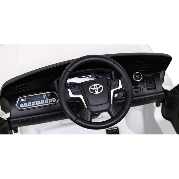 Джип на акумуляторі Toyota Land Cruiser, білий