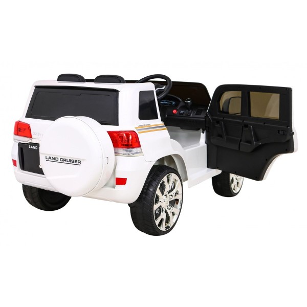 Джип на акумуляторі Toyota Land Cruiser, білий