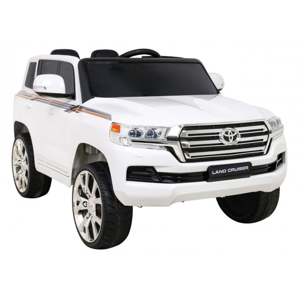 Джип на акумуляторі Toyota Land Cruiser, білий