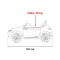 Автомобіль на акумуляторі Mercedes Benz AMG EQA, чорний