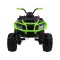 Квадроцикл на акумулятор Ramiz 4x4 XL ATV, чорно-зелений