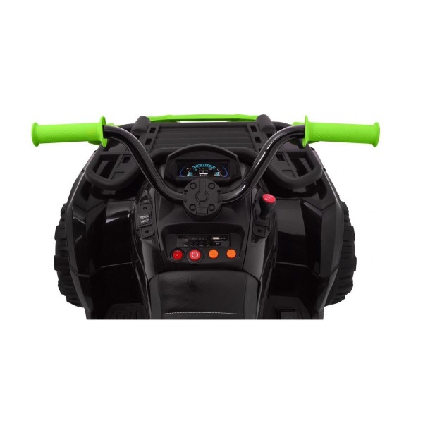Квадроцикл на акумулятор Ramiz 4x4 XL ATV, чорно-зелений