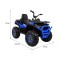 Квадроцикл на акумулятор 4x4 Ramiz Quad ATV Desert, блакитний
