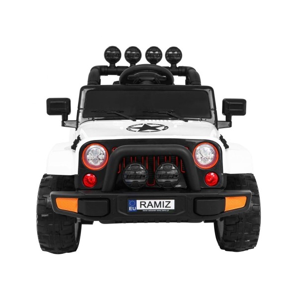Джип на акумулятор 4x4 Ramiz Full Time 4WD, білий