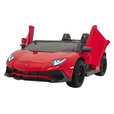 Автомобіль на акумуляторі двомісний Lamborghini Aventador SV Strong, червоний