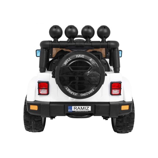 Джип на акумулятор 4x4 Ramiz Full Time 4WD, білий