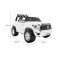 Джип на акумуляторі двомісний 4х2 Toyota Tundra XXL, білий
