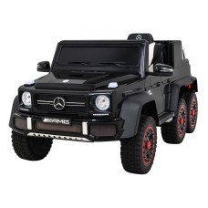 Джип на акумуляторі 4x6 шестиколісний Mercedes G63 AMG, чорний