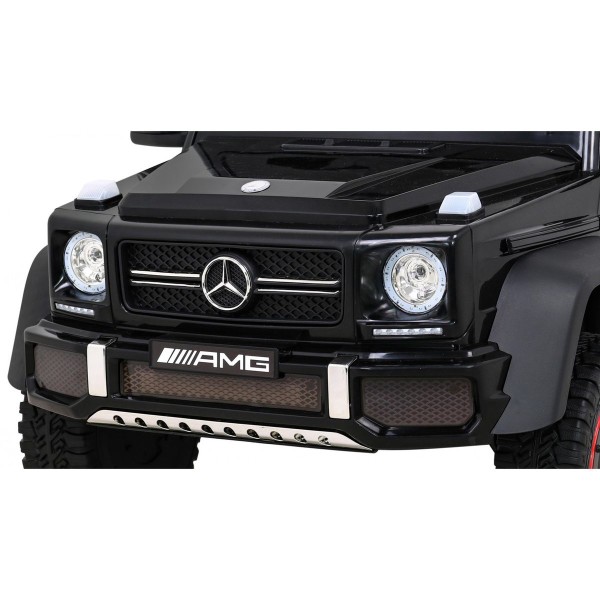 Джип на акумуляторі 4x6 шестиколісний Mercedes G63 AMG, чорний