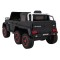 Джип на акумуляторі 4x6 шестиколісний Mercedes G63 AMG, чорний