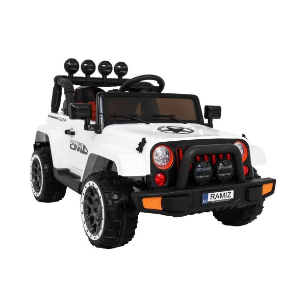 Джип на акумулятор 4x4 Ramiz Full Time 4WD, білий