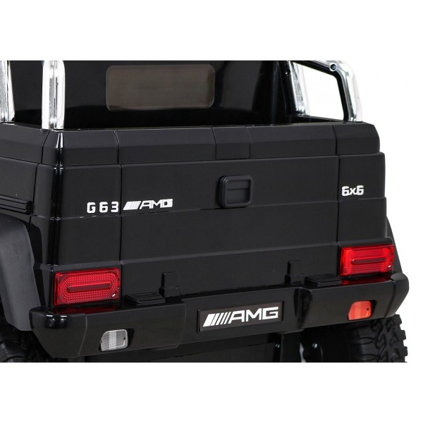 Джип на акумуляторі 4x6 шестиколісний Mercedes G63 AMG, чорний
