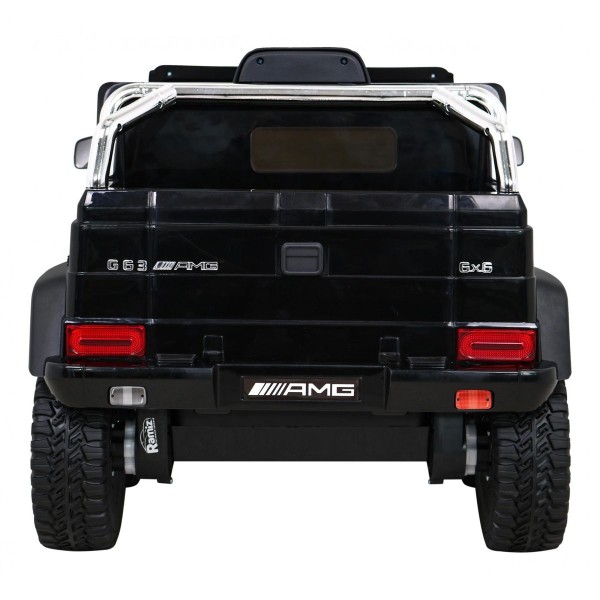 Джип на акумуляторі 4x6 шестиколісний Mercedes G63 AMG, чорний