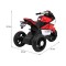 Мотоцикл триколісний на акумуляторі Ramiz SUPER Motorcycle, червоний