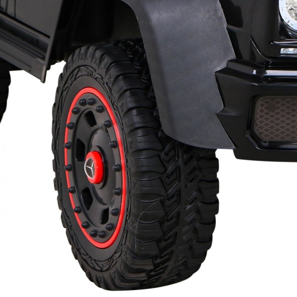 Джип на акумуляторі 4x6 шестиколісний Mercedes G63 AMG, чорний