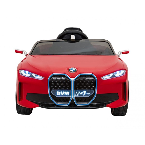 Автомобіль на акумуляторі BMW i4, червоний