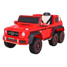 Джип на акумуляторі шестиколісний Mercedes AMG G63, червоний