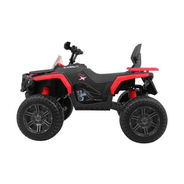 Квадроцикл на акумулятор Ramiz Quad Maverick 4x4, червоний
