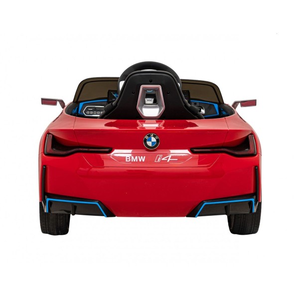 Автомобіль на акумуляторі BMW i4, червоний