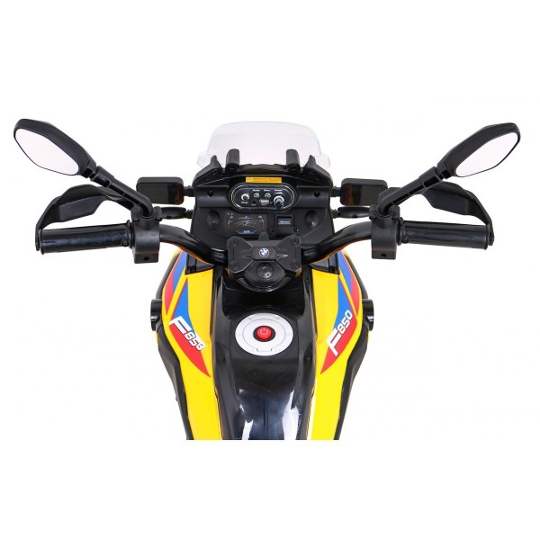 Мотоцикл на акумуляторі BMW F850 GS, жовтий