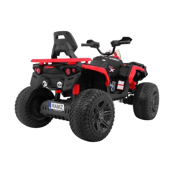 Квадроцикл на акумулятор Ramiz Quad Maverick 4x4, червоний