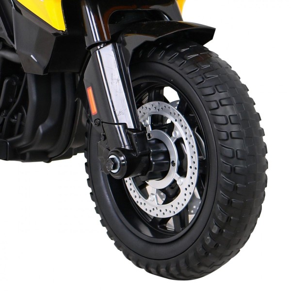 Мотоцикл на акумуляторі BMW F850 GS, жовтий