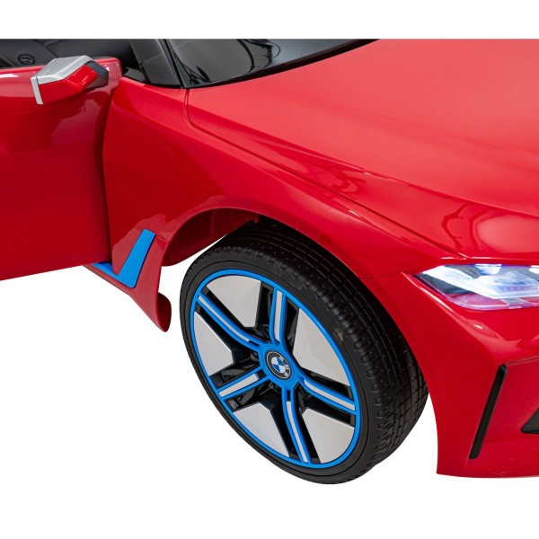 Автомобіль на акумуляторі BMW i4, червоний