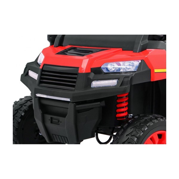 Джип на акумулятор 4x6 шестиколісний двомісний Ramiz Farmer Truck, червоний