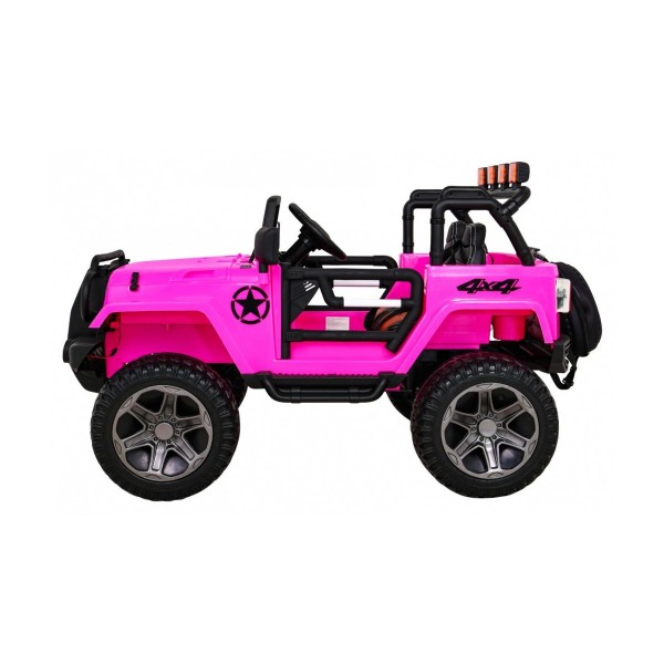 Джип на акумулятор 4x4 Ramiz Monster, рожевий