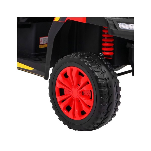 Джип на акумулятор 4x6 шестиколісний двомісний Ramiz Farmer Truck, червоний