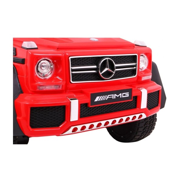 Джип на акумуляторі шестиколісний 6x6 Auto Mercedes G63, червоний 