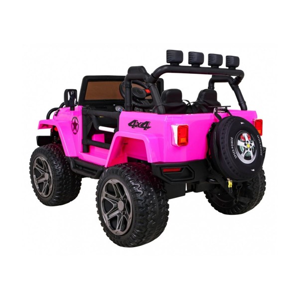 Джип на акумулятор 4x4 Ramiz Monster, рожевий