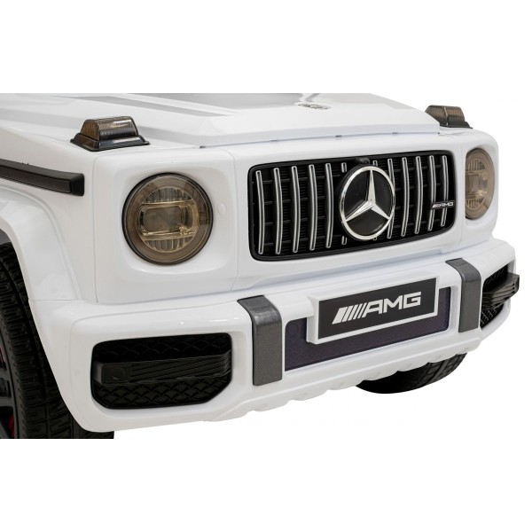 Джип на акумуляторі Mercedes AMG G63, білий