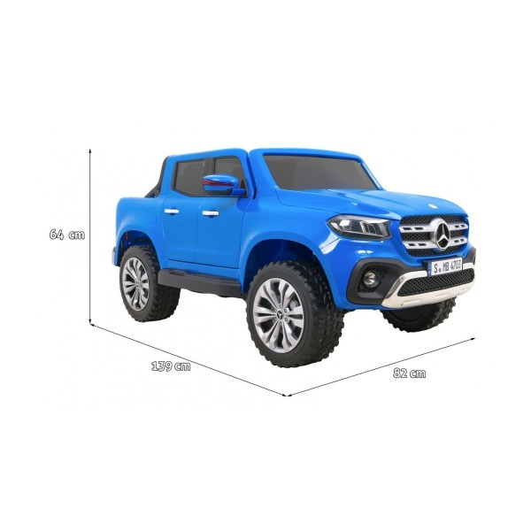 Джип на акумуляторі 4x4 Mercedes Benz X-Class, блакитний