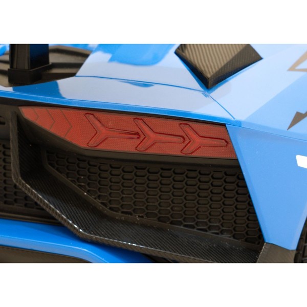 Автомобіль на акумуляторі двомісний Lamborghini Aventador SV Strong, блакитний