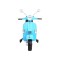Дитячий скутер на акумуляторі Skuter Vespa, блакитний