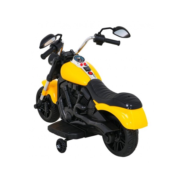 Мотоцикл на акумулятор Ramiz Chopper V-Max, жовтий