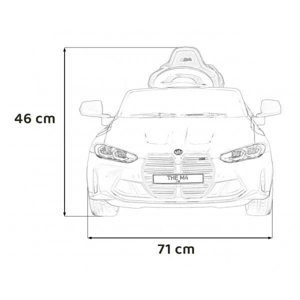 Автомобіль на акумуляторі BMW M4, чорний