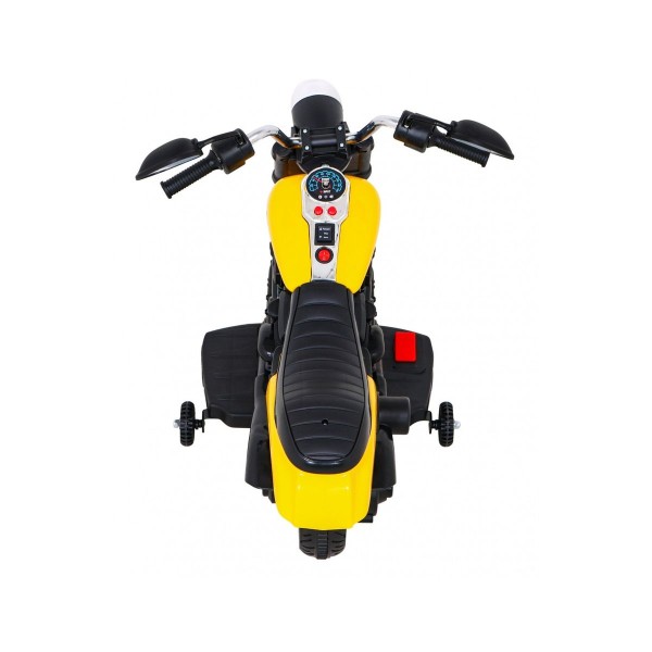 Мотоцикл на акумулятор Ramiz Chopper V-Max, жовтий