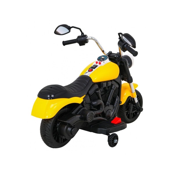 Мотоцикл на акумулятор Ramiz Chopper V-Max, жовтий