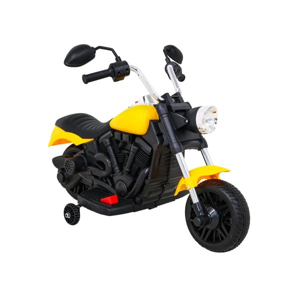 Мотоцикл на акумулятор Ramiz Chopper V-Max, жовтий