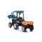 Трактор з причіпом на акумуляторі MEGA Traktor D68, блакитний