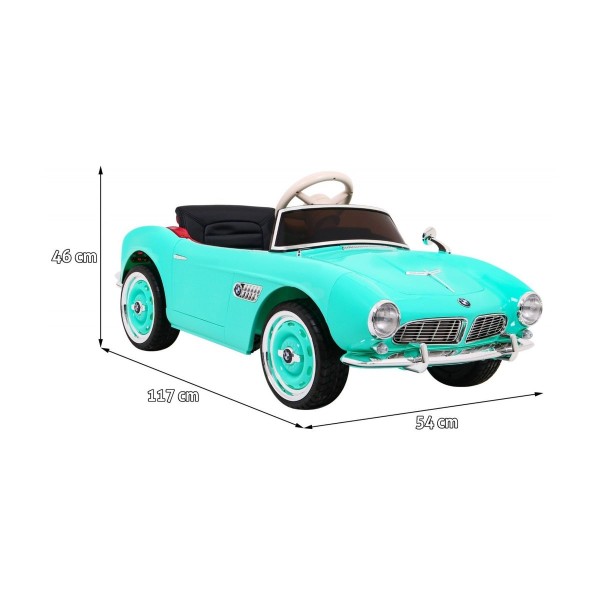 Автомобіль на акумулятор BMW 507 Retro, зелений