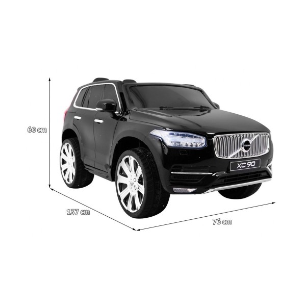 Джип на акумуляторі Volvo XC90, чорний