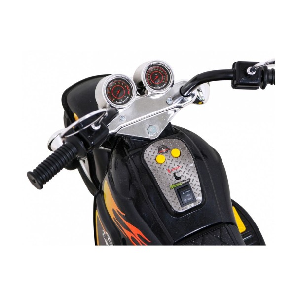 Мотоцикл на акумулятор Ramiz Hot Chopper, чорний