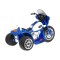 Мотоцикл на акумулятор триколісний Ramiz Chopper, блакитний